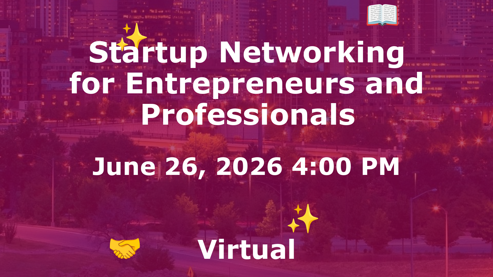 Startup Networking for Entrepreneurs and Professionals event image